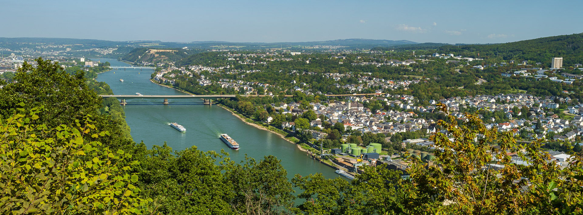 View of Lahnstein, Germany