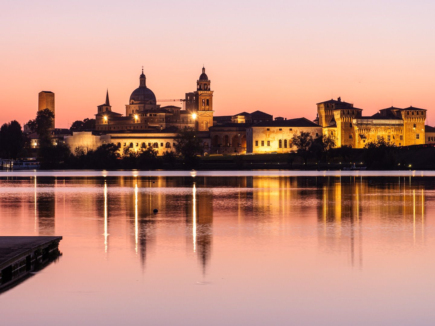 View of Mantova, Italy