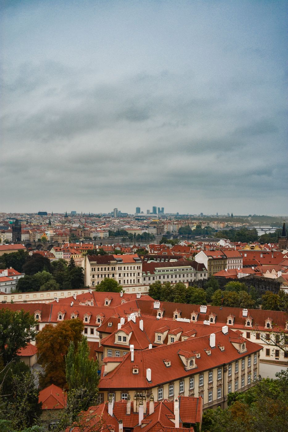Viewpoint Na Opyši, Prague Castle, Prague, Czech Republic