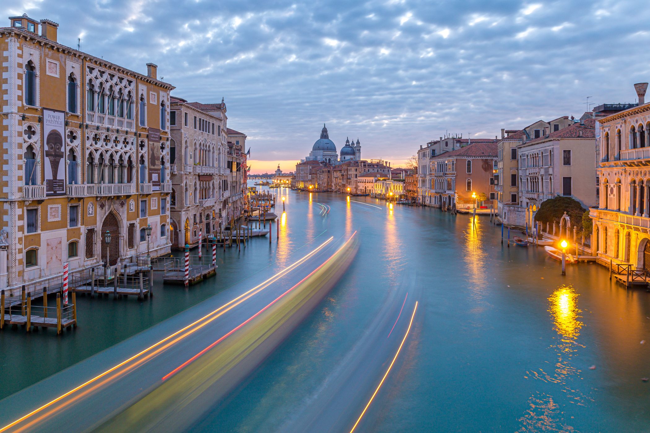 View from Ponte dell'Accademia, Venice, Italy