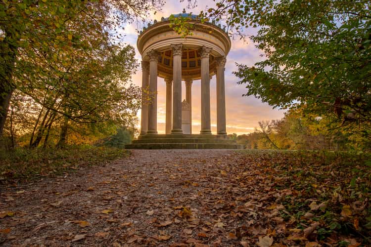 Apollo Temple in Nymphenburg Palace Park