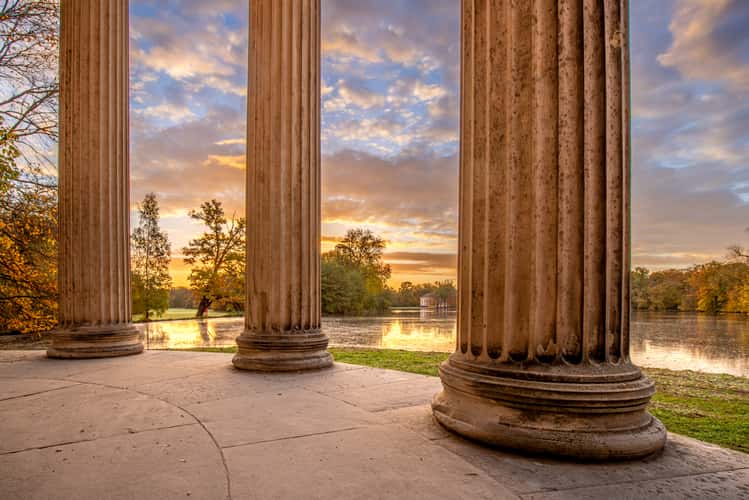 Apollo Temple in Nymphenburg Palace Park