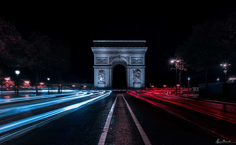 Arc de Triomphe, Street View, Paris