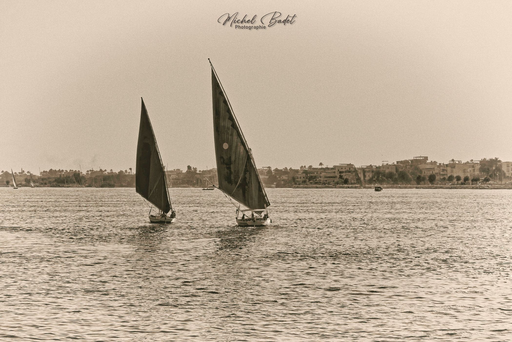 Banks of the Nile in Luxor, Egypt