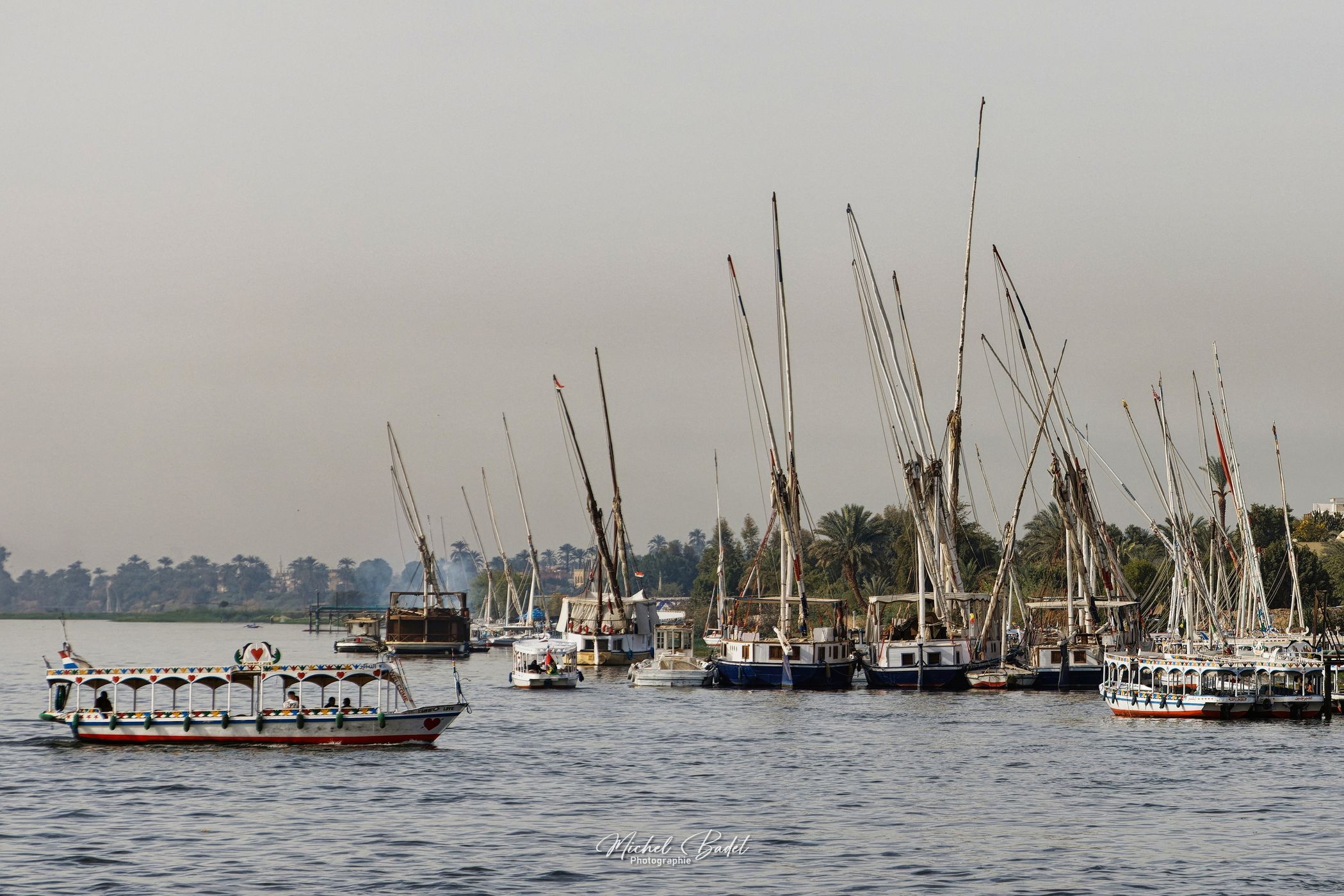 Banks of the Nile in Luxor, Egypt