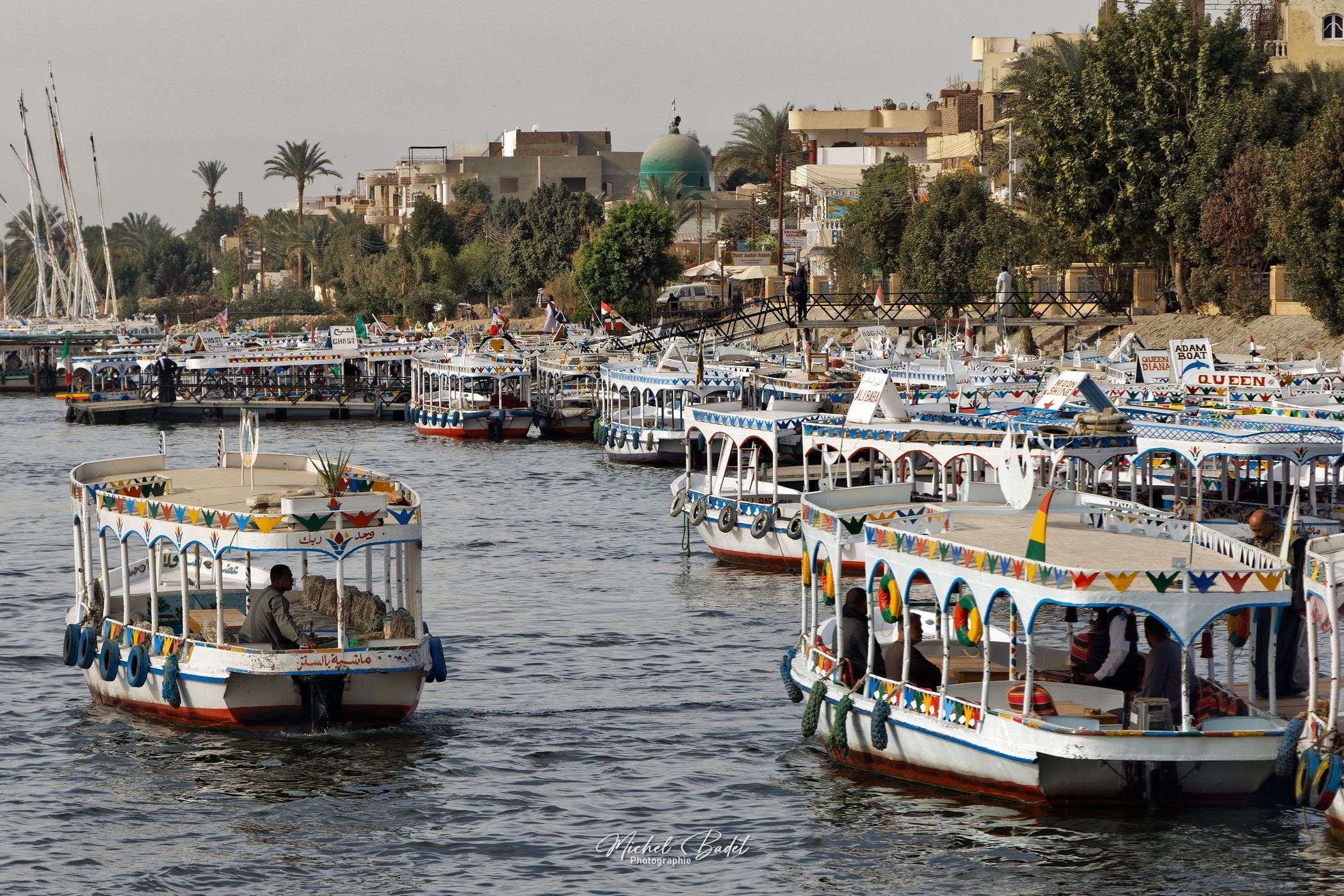 Banks of the Nile in Luxor, Egypt
