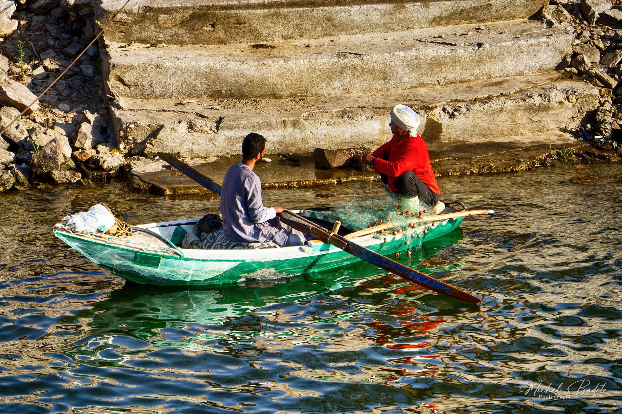 Banks of the Nile in Luxor, Egypt