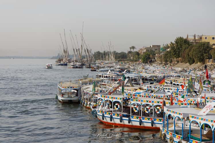 Banks of the Nile in Luxor