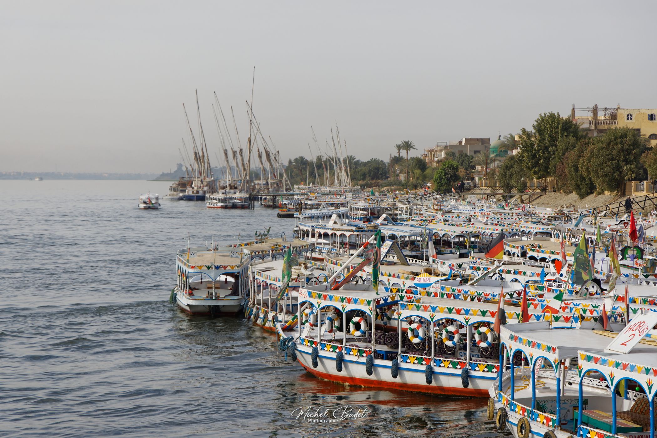Banks of the Nile in Luxor, Egypt