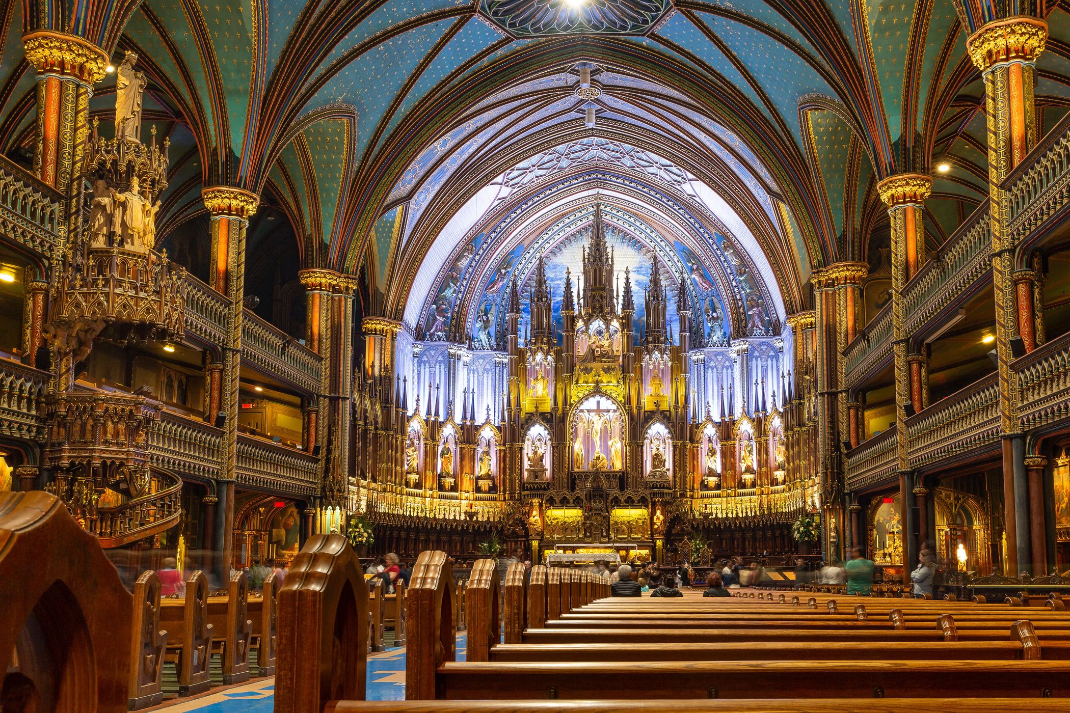 Basilique Notre-Dame (Indoors), Montreal, Canada