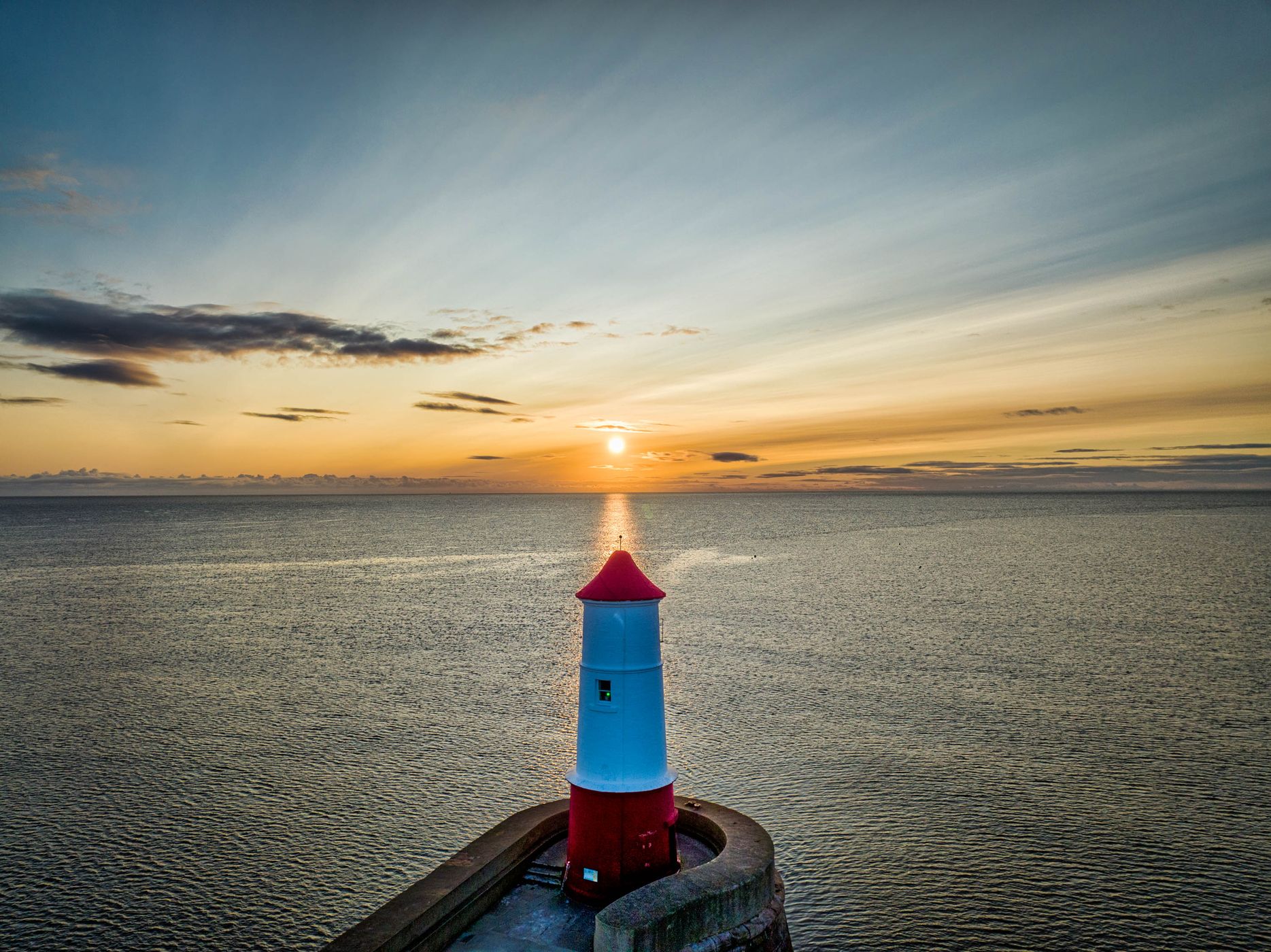 Berwick Lighthouse,  Berwick-Upon-Tweed, England, United Kingdom