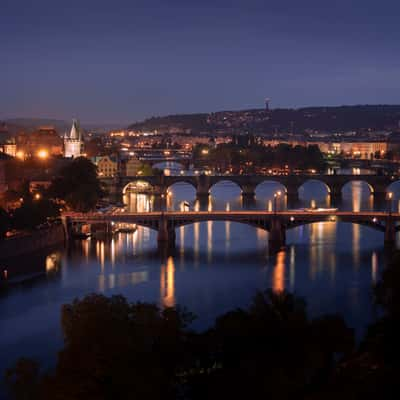 Bridges over Vltava river, Czech Republic