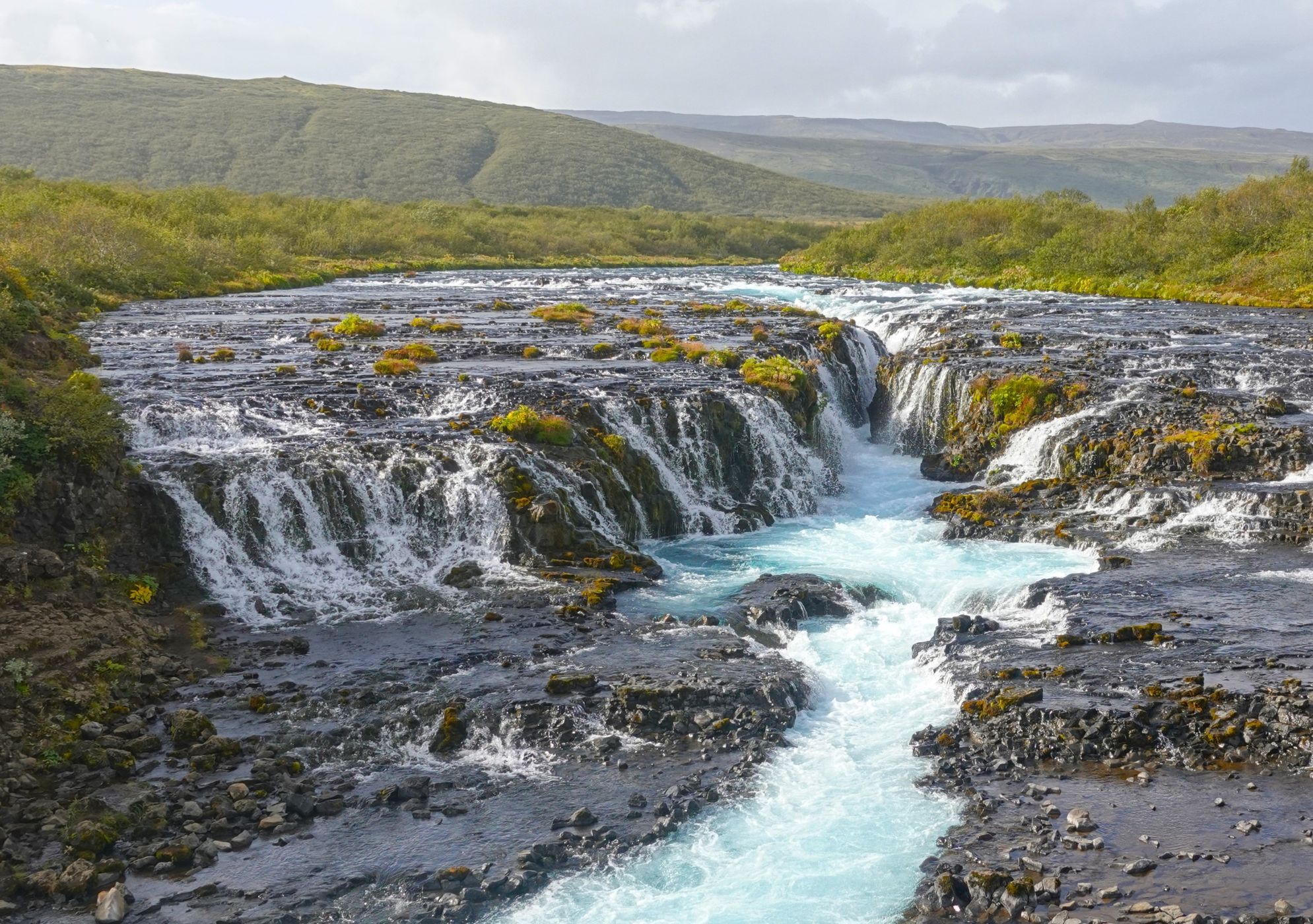 Bruarfoss Waterfall, Iceland