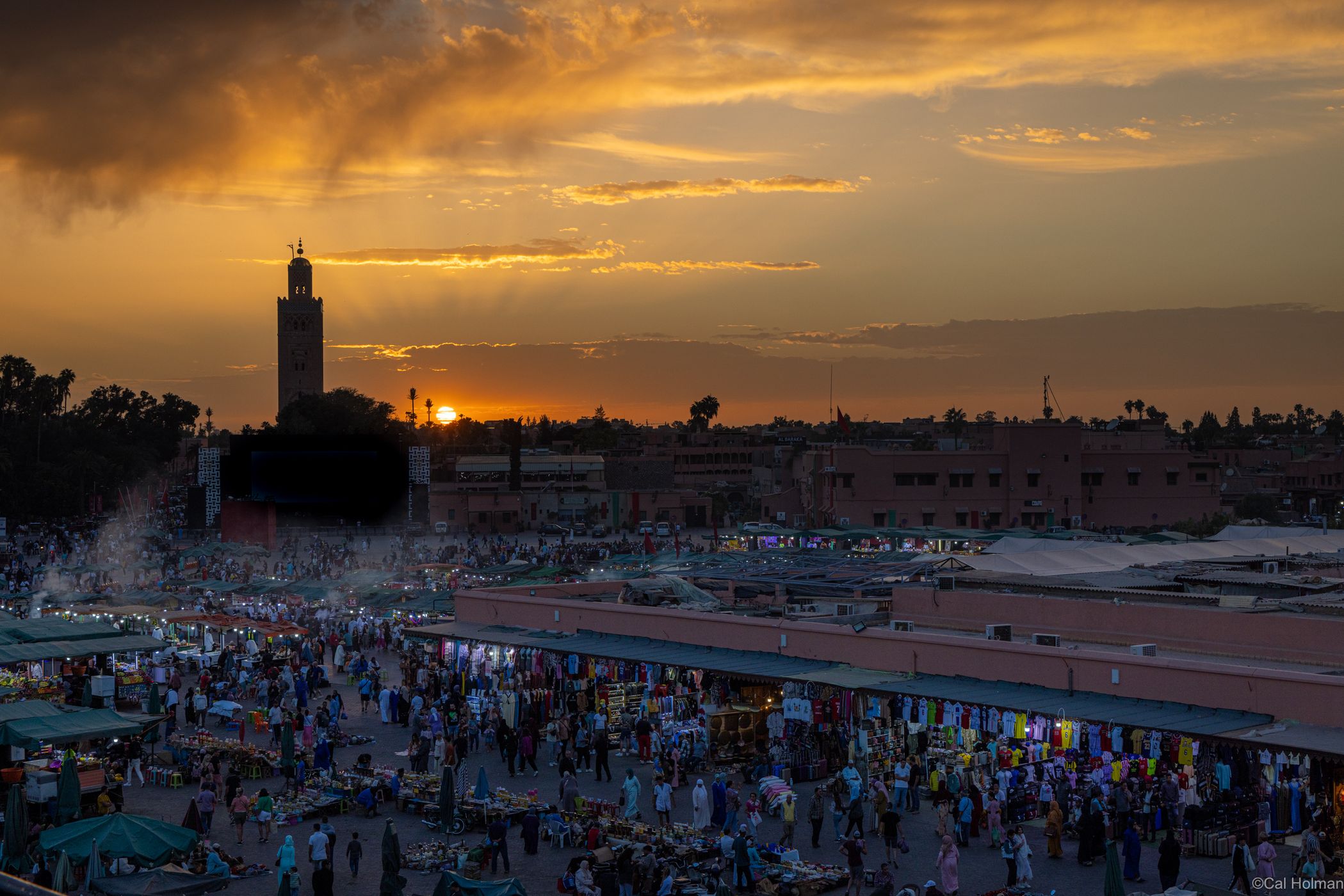 Marrakech Café on Jamaa El-Fnaa, Morocco