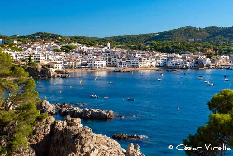 Calella de Palafrugell from Sant Roc Hotel