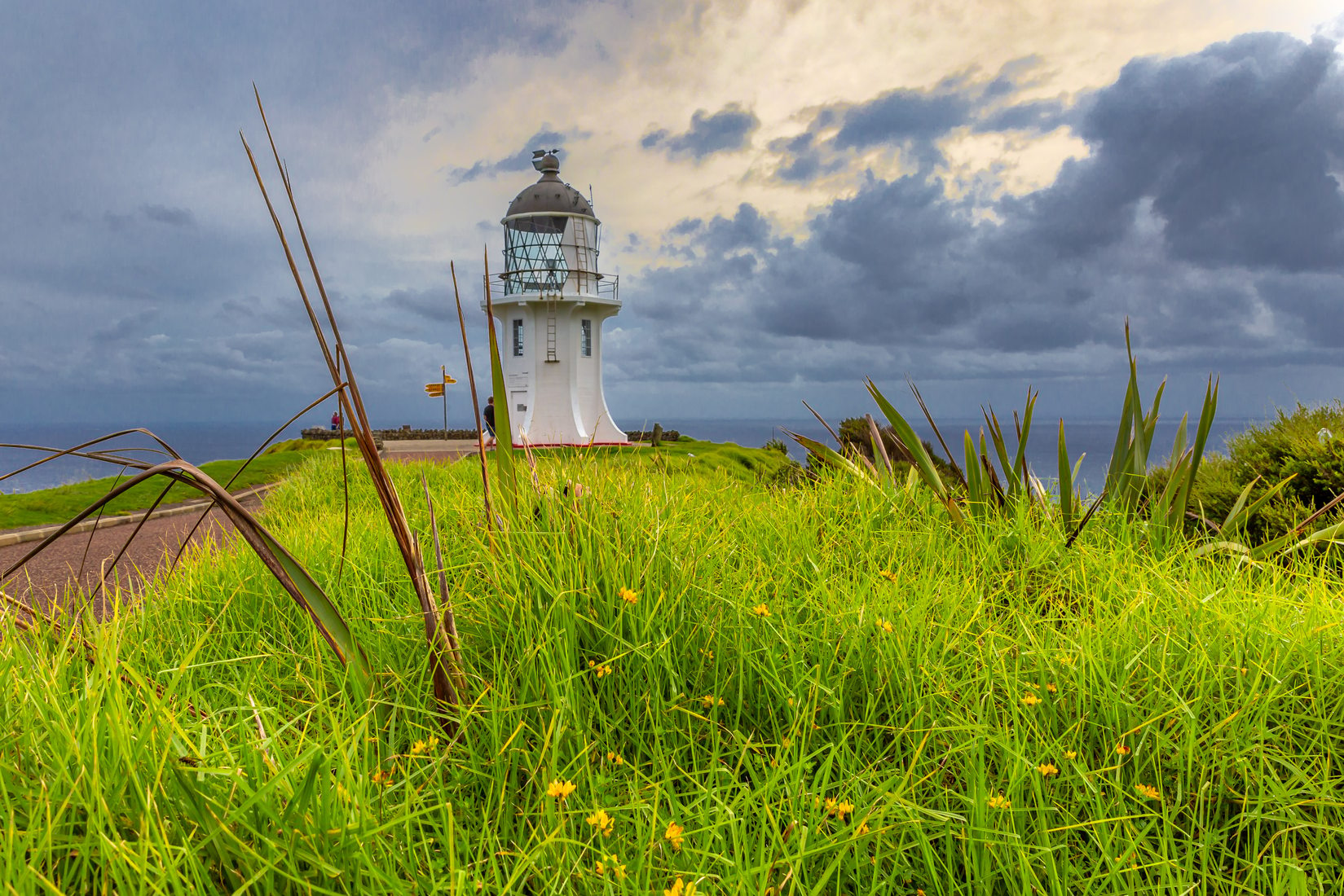 Light Beams Lighthouse, Cape Reinga, North Island, New Zealand