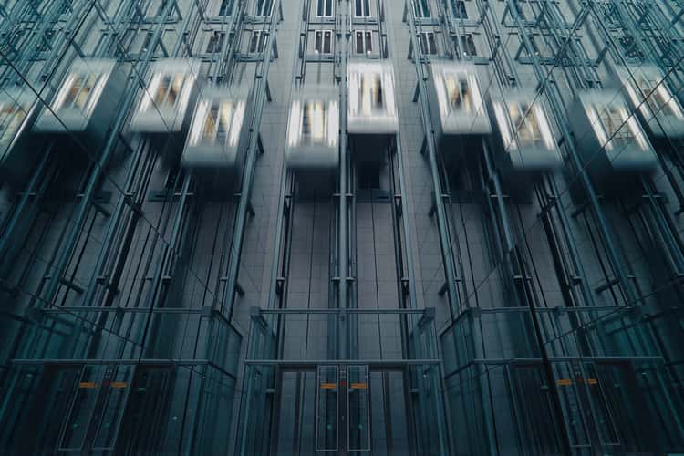 Elevator in Königsbau Passagen, Stuttgart