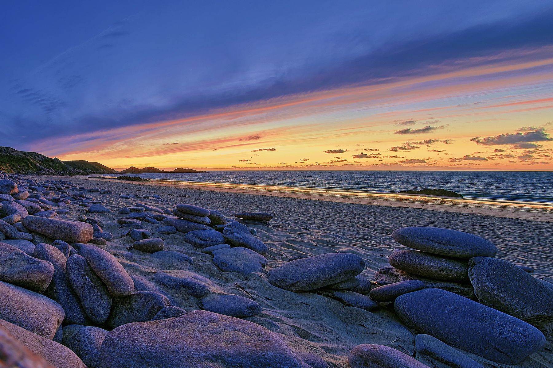 Erquy Lourtuais beach, France