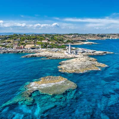 Faro Santa Croce, Augusta, Sicily, Italy