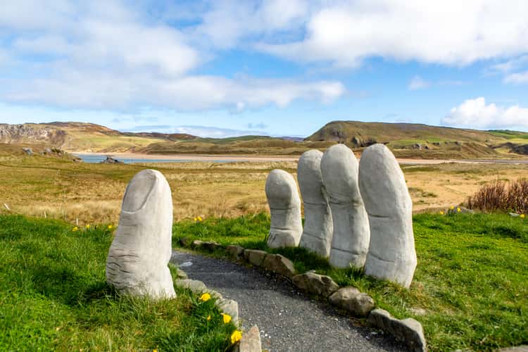 Five Fingers Sculpture