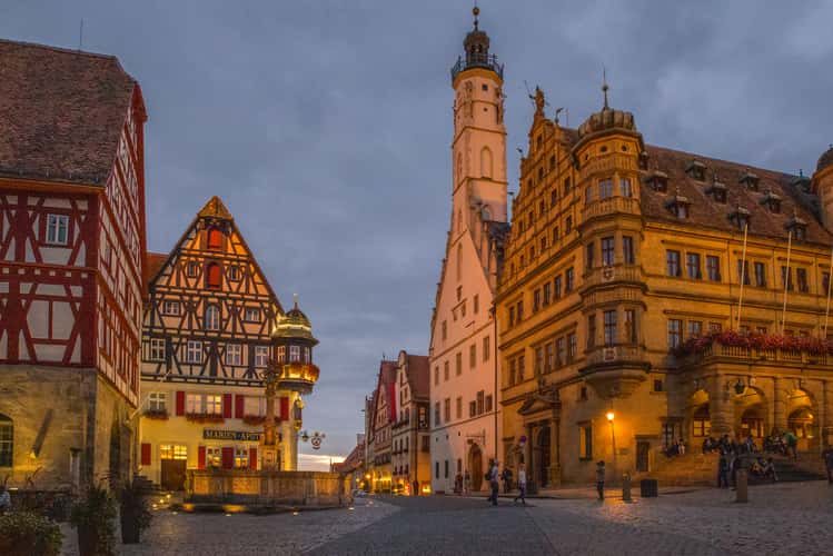 Georgsbrunnen in Rothenburg ob der Tauber