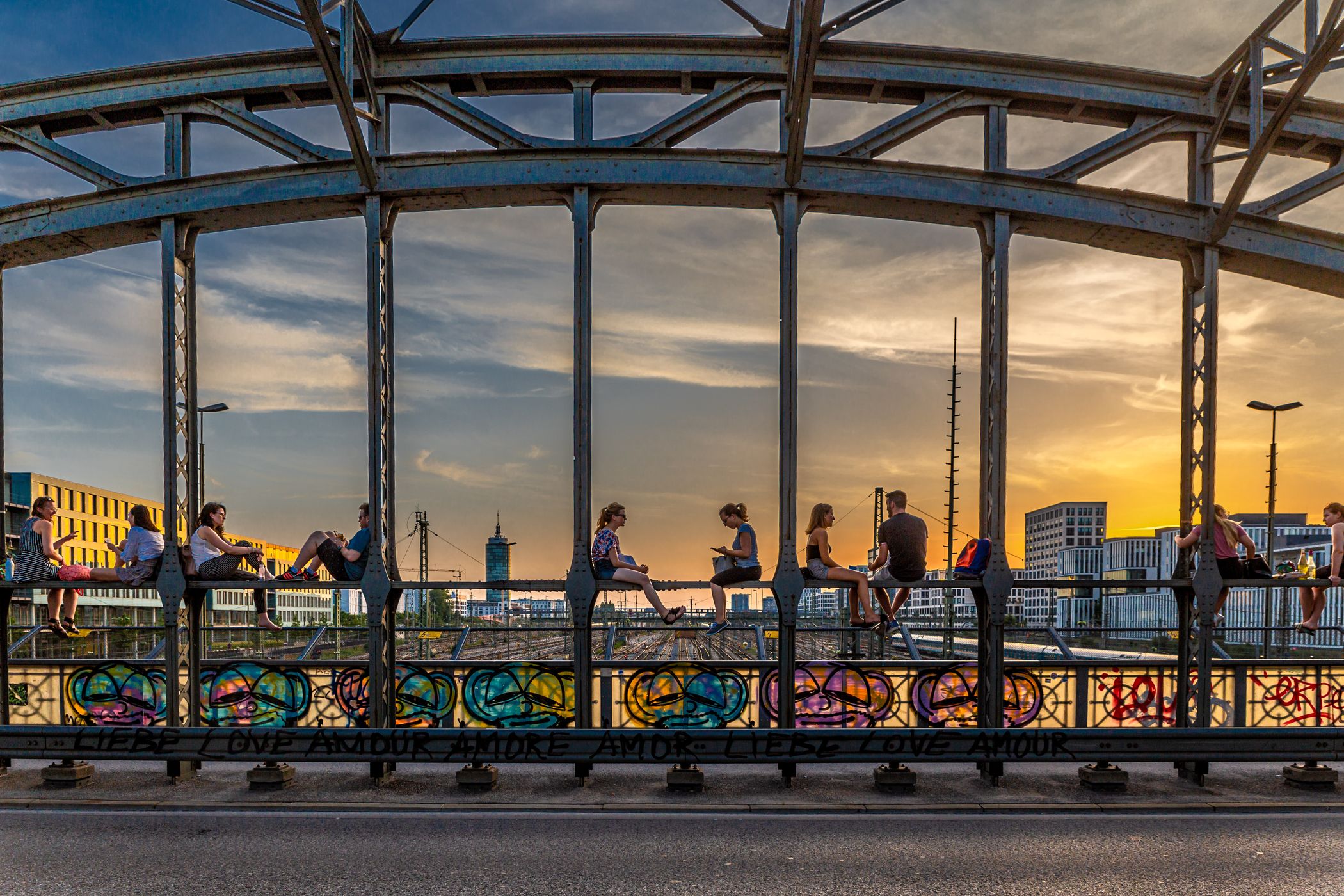 Hackerbrücke in München, Germany