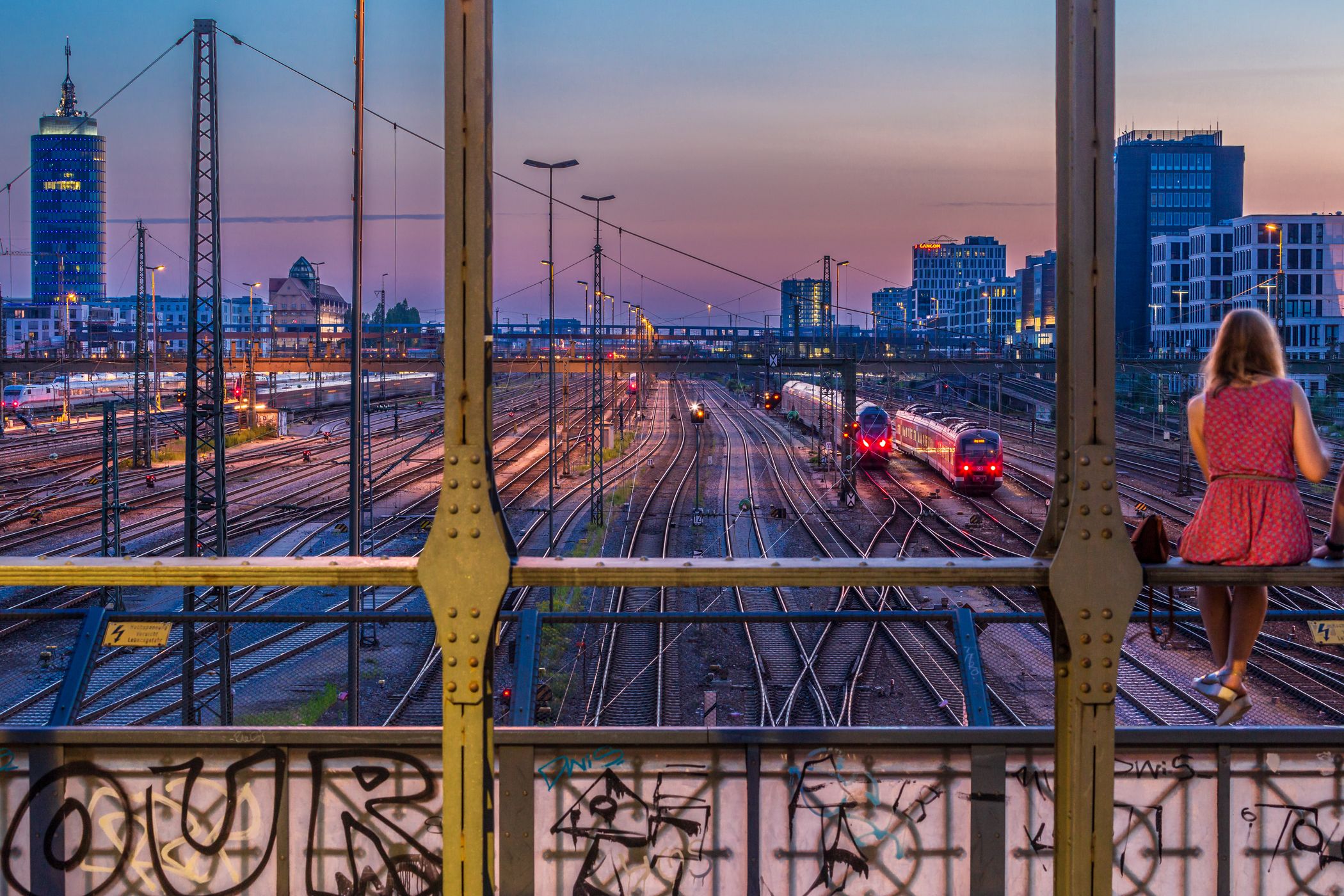 Hackerbrücke in München, Germany