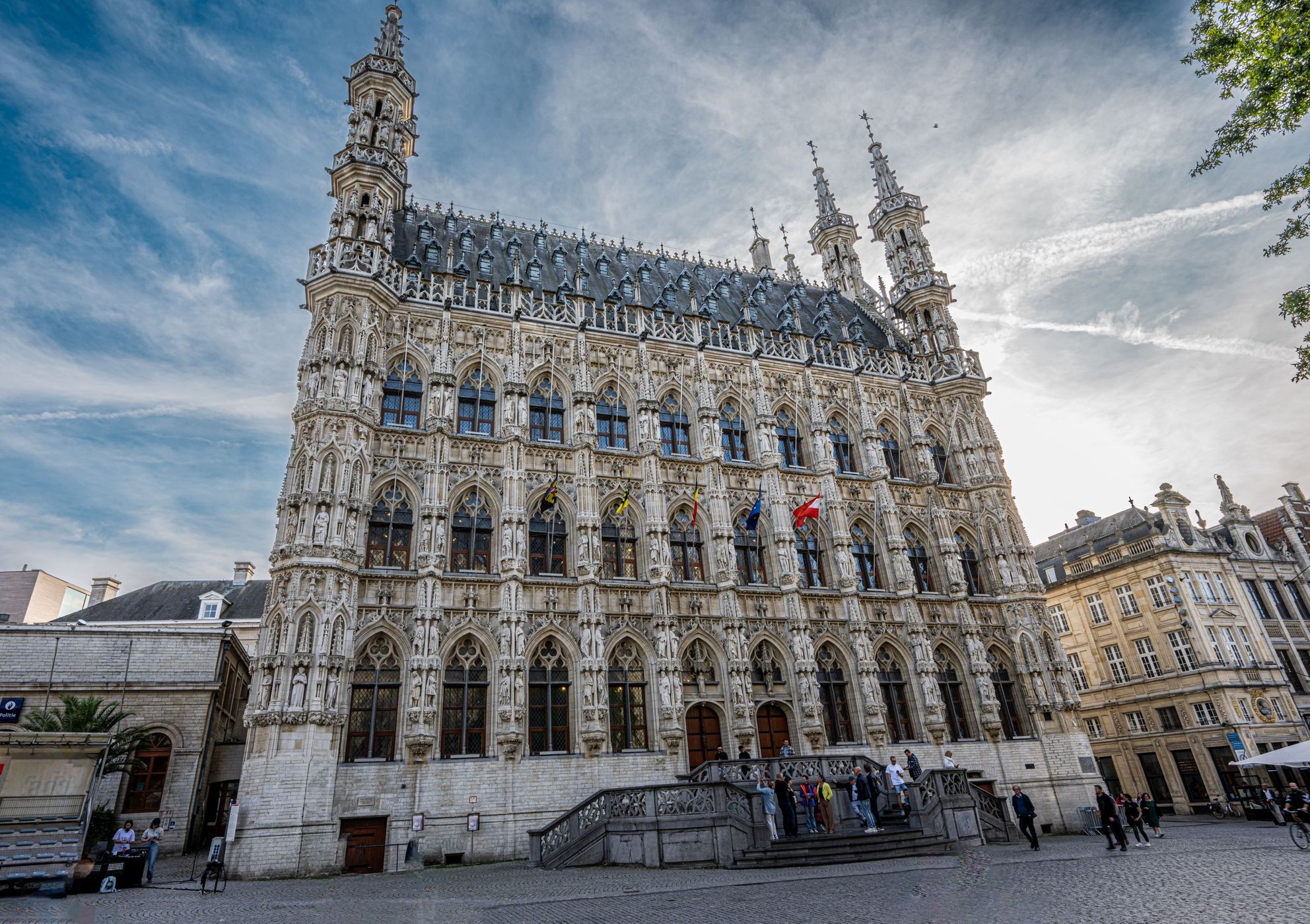 Historical Leuven Town Hall, Belgium
