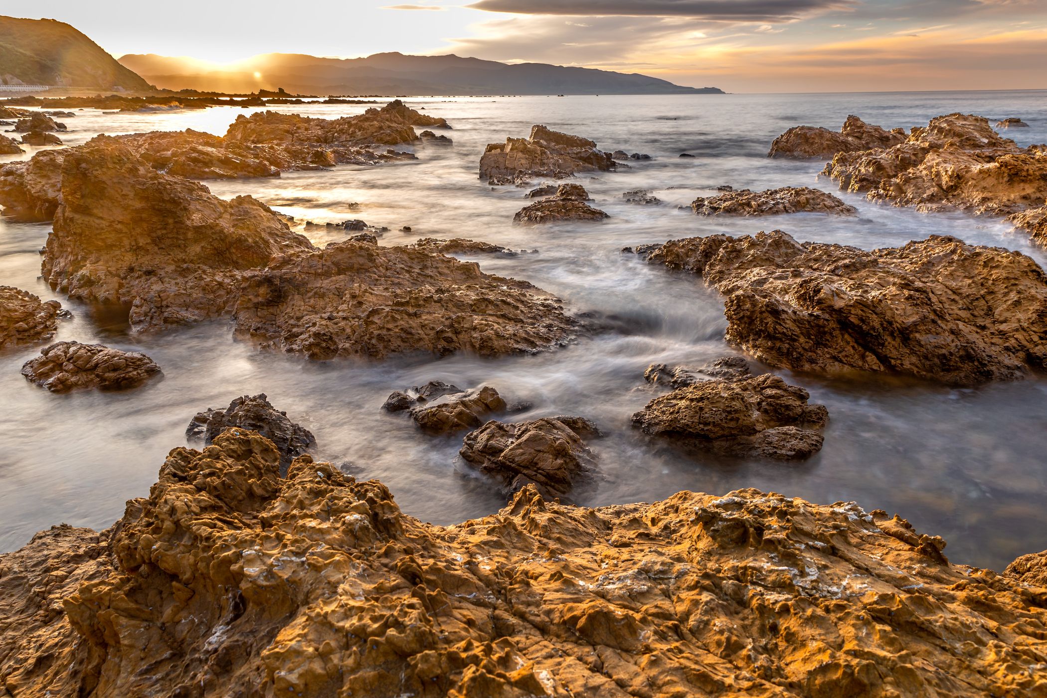 Houghton Bay in Wellington, New Zealand