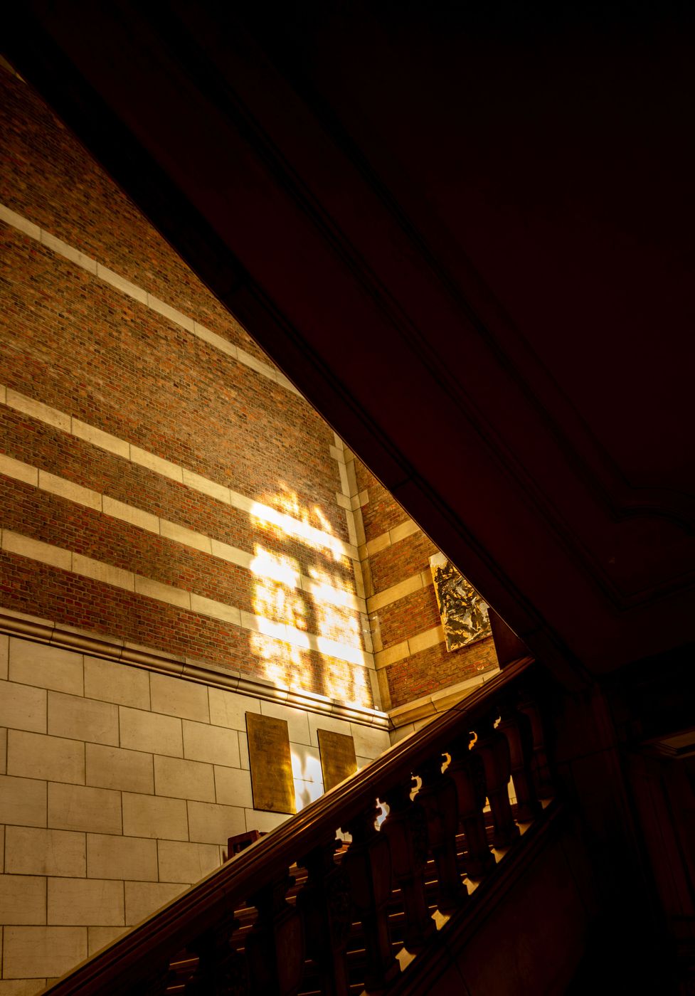Inside view of the library, Leuven, Belgium