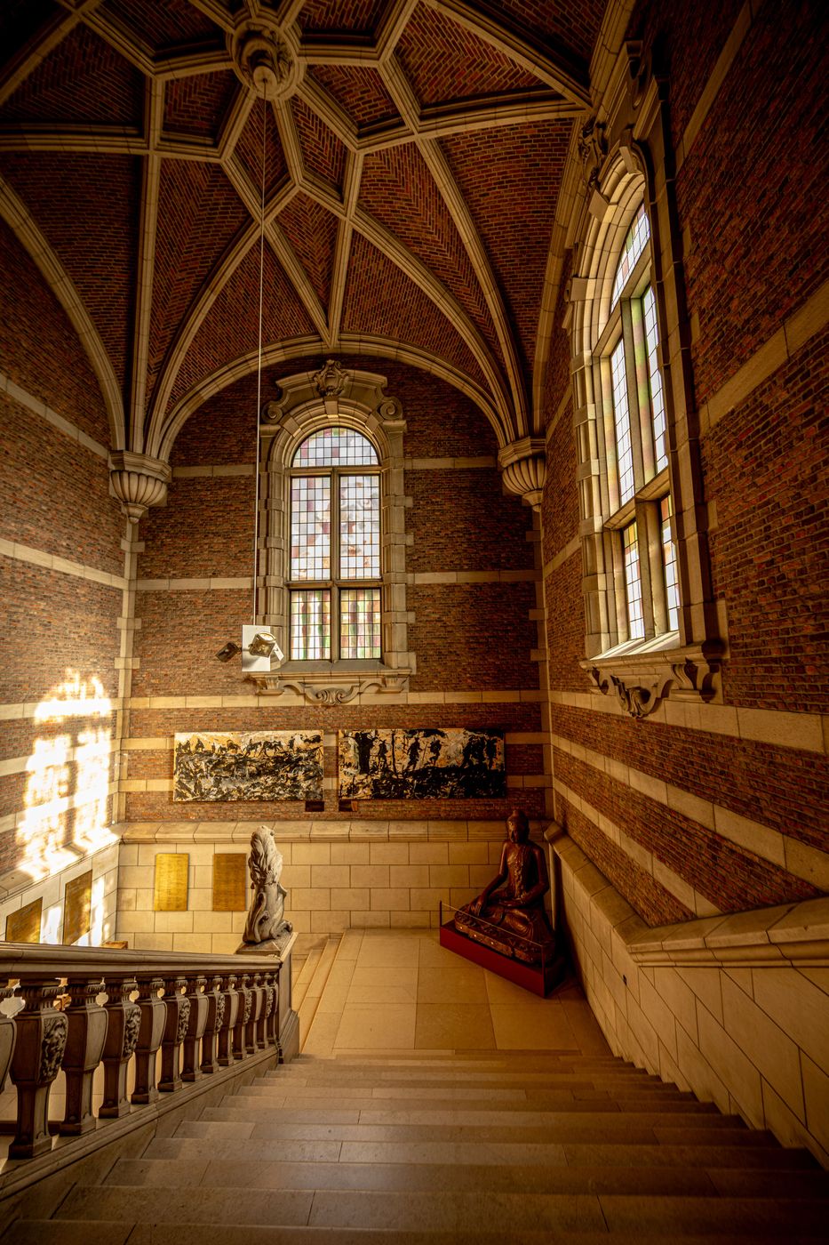 Inside view of the library, Leuven, Belgium
