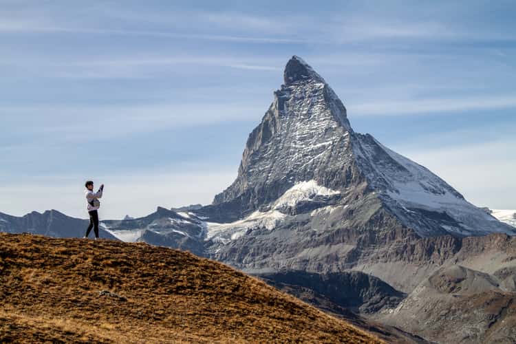Interesting view of the Matterhorn