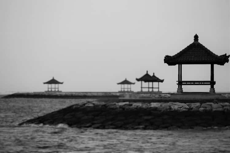 Karang Beach Pagodas, Sanur, Bali