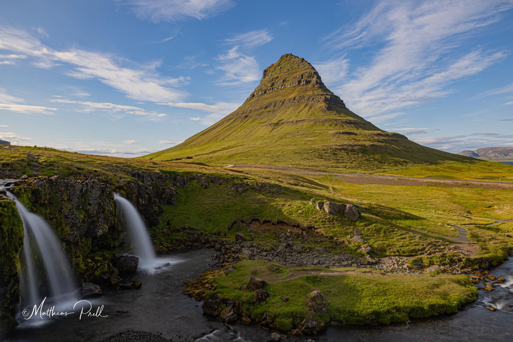 Kirkjufell Waterfall with Kirkjufell, Iceland