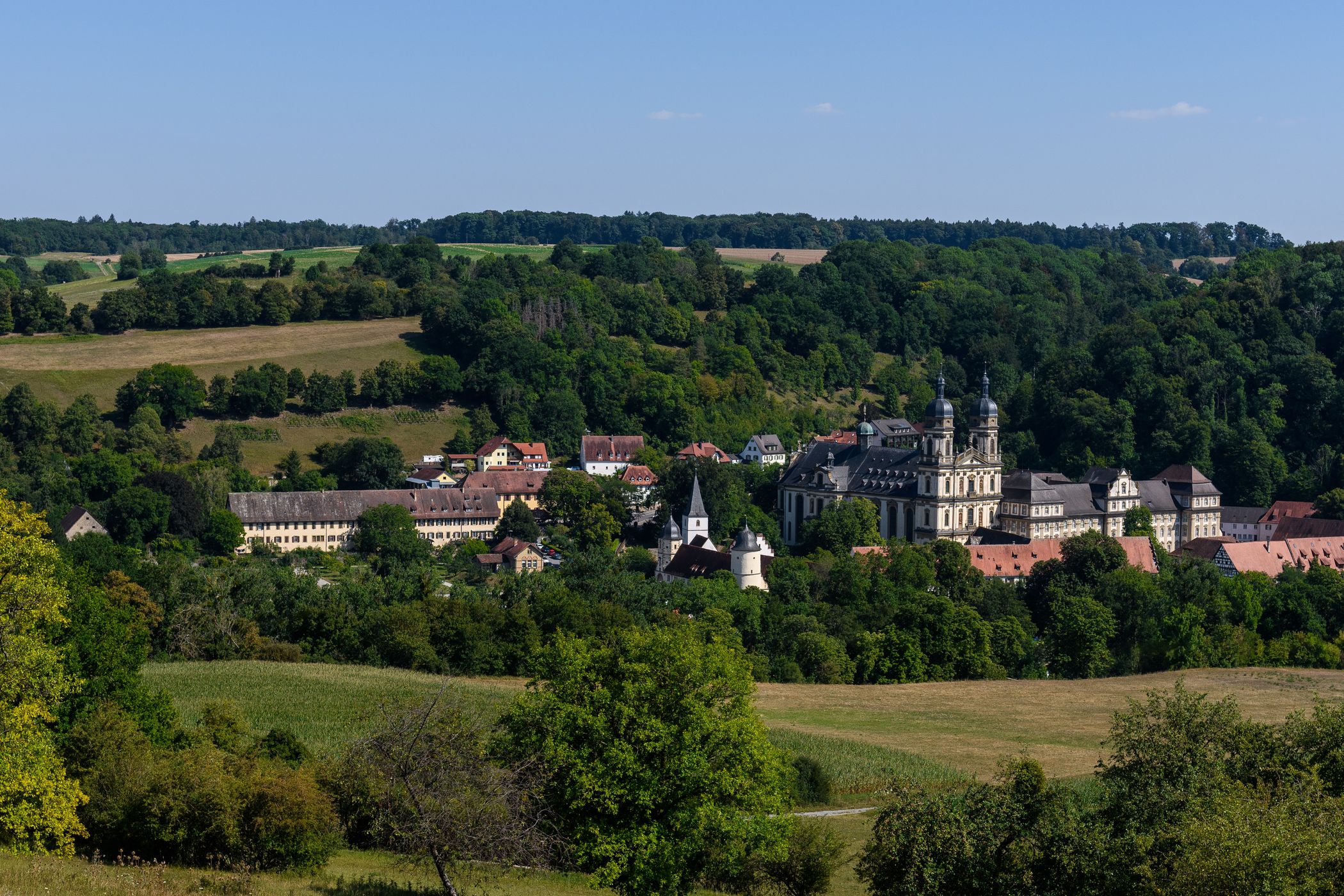 Kloster Schöntal - Blick vom Storchenturm, Germany