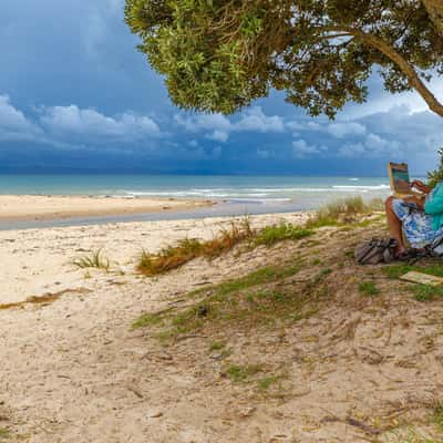 Kuaotunu Beach on the Coromandel Peninsula, New Zealand