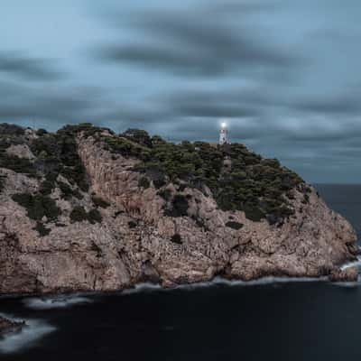 Lighthouse at Punta de Capdepera (Punta de Castellat), Spain