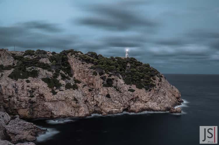 Lighthouse at Punta de Capdepera (Punta de Castellat)