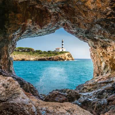 Lighthouse of Porto Colom, Spain