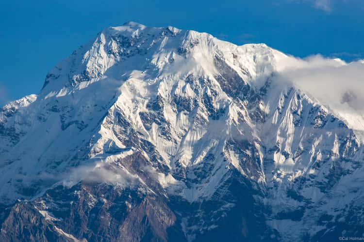 Long focus view from Sarankot to Annapurna