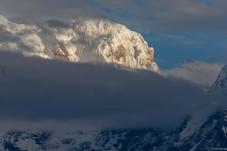 Long focus view from Sarankot to Annapurna