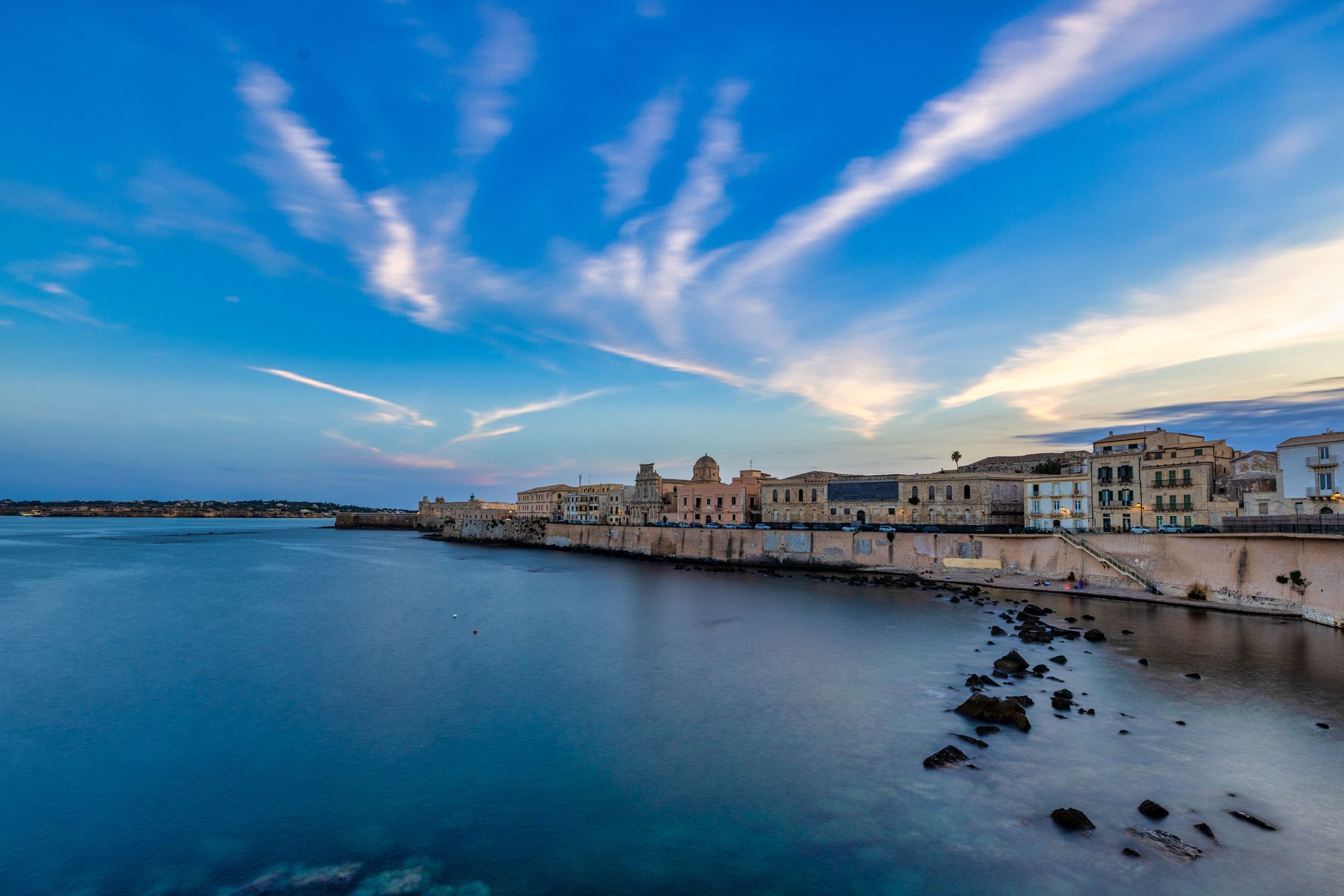 Lungomare di Ortigia, Syracuse, Sicily, Italy