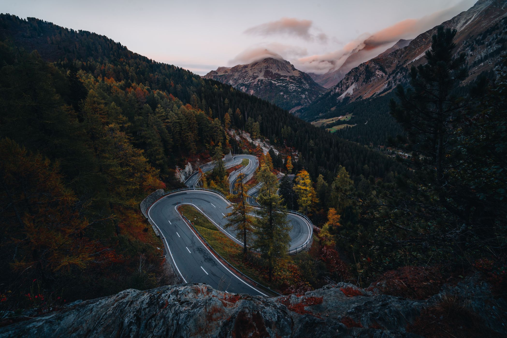 Maloja Pass Road, Switzerland
