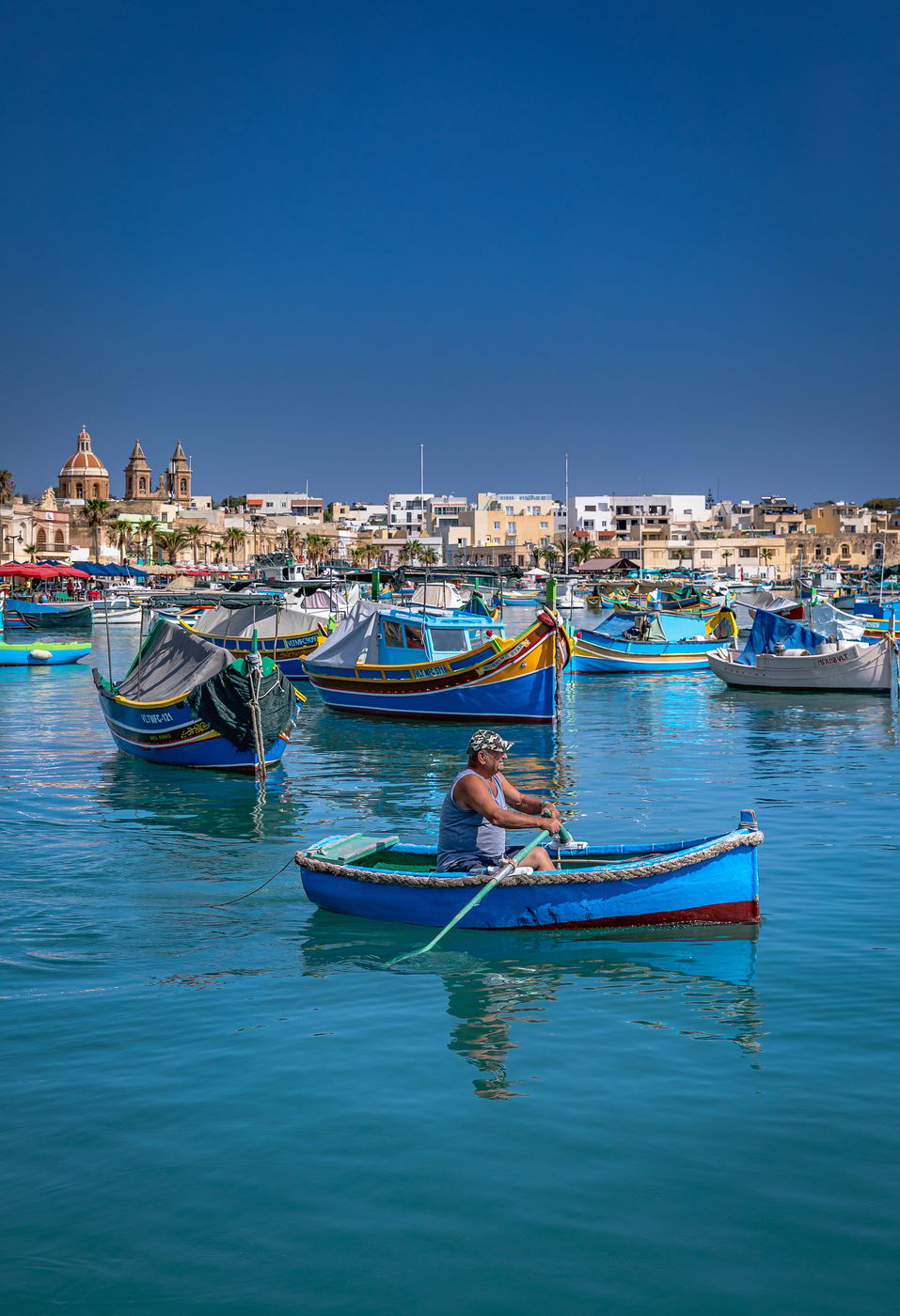 Marsaxlokk harbour, Malta