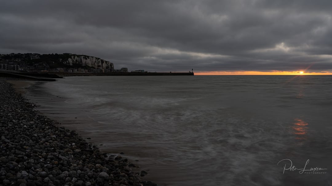 Mers-les-Bains beach, France