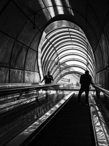 Metro Moyua exit, Bilbao