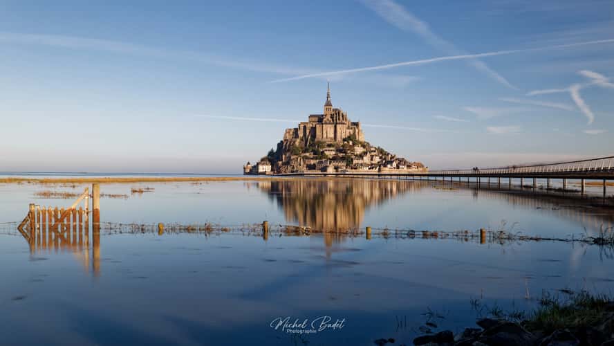 Mont Saint-Michel from Bridge