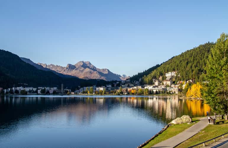 Moritzersee from St Moritz train station
