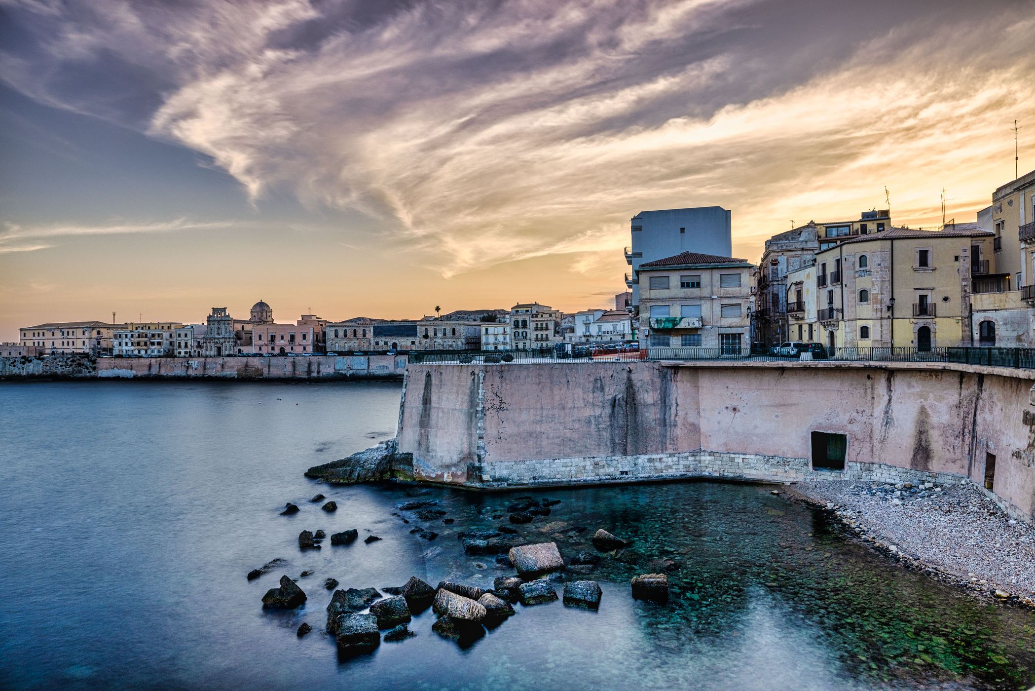 Old City, Syracuse, Sicily., Italy