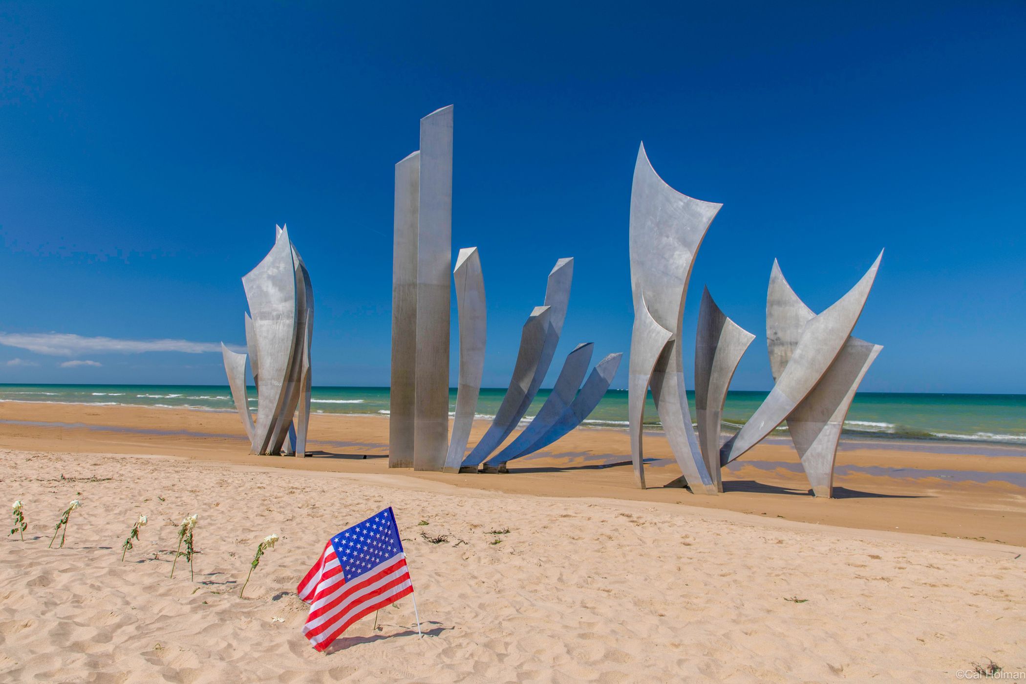 Omaha beach, France
